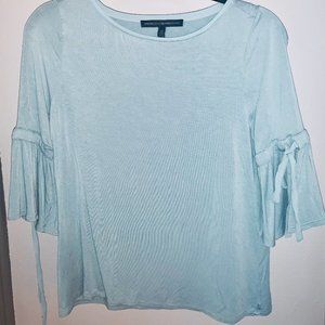 White House Black Market Blue Cute Top